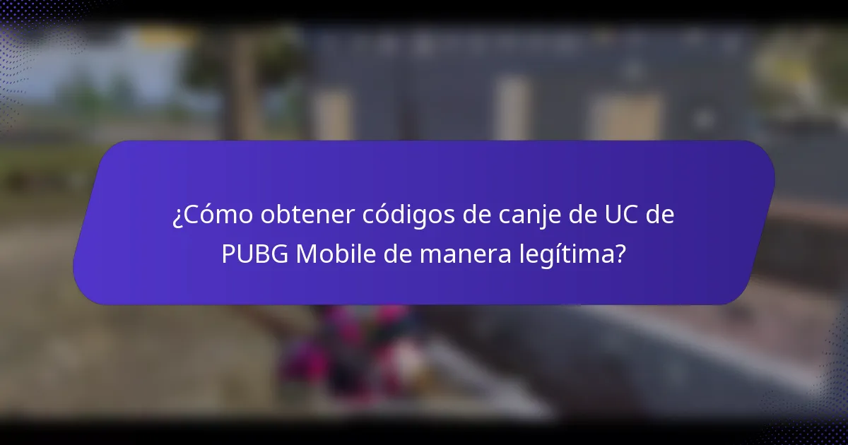 ¿Cómo obtener códigos de canje de UC de PUBG Mobile de manera legítima?
